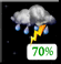 Friday Night: Showers And Thunderstorms Likely