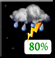 Thursday Night: Showers And Thunderstorms