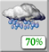 Monday: Rain Showers Likely
