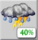This Afternoon: Chance Showers And Thunderstorms